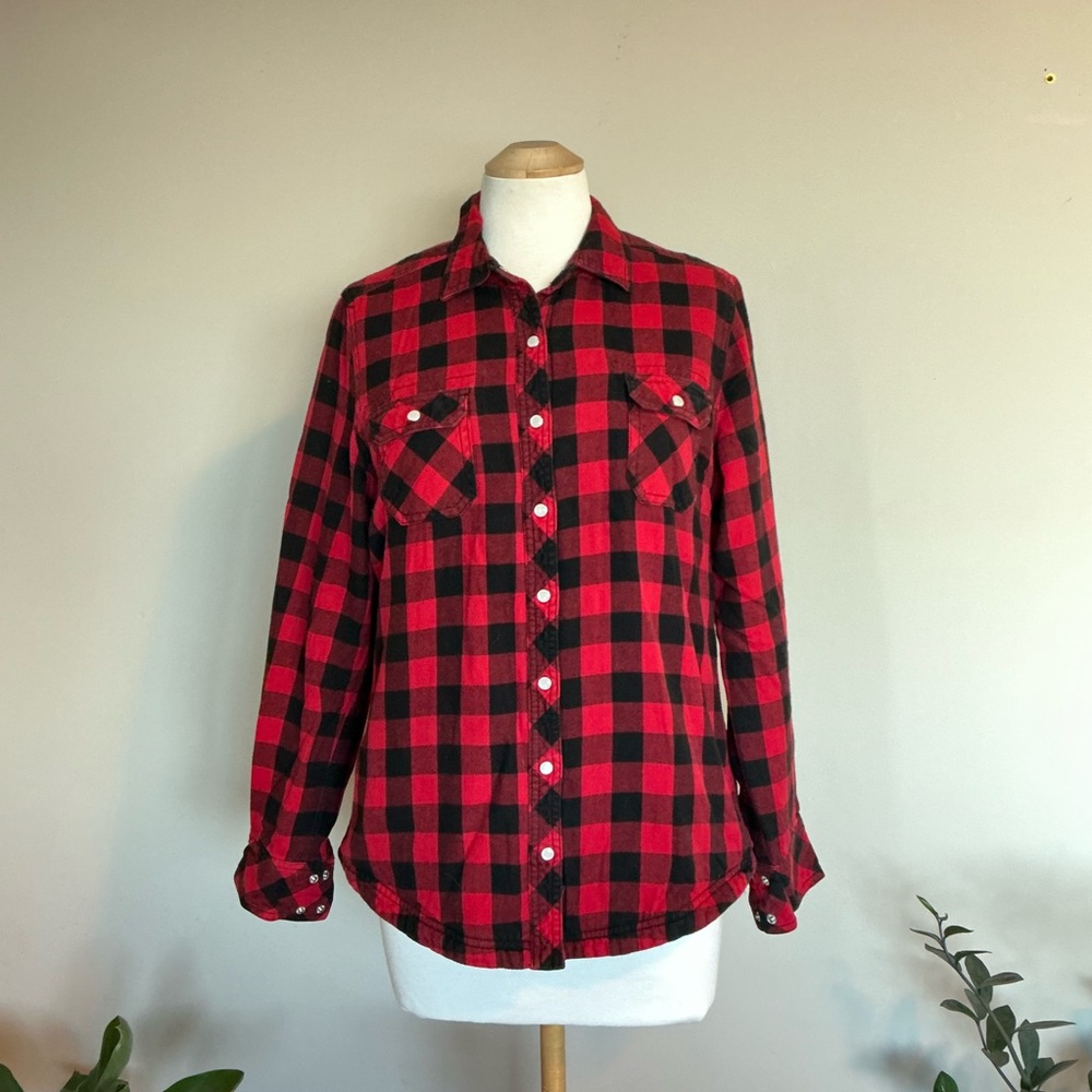BC CLOTHING - Soft Fleece Lined Lumberjack Shacket